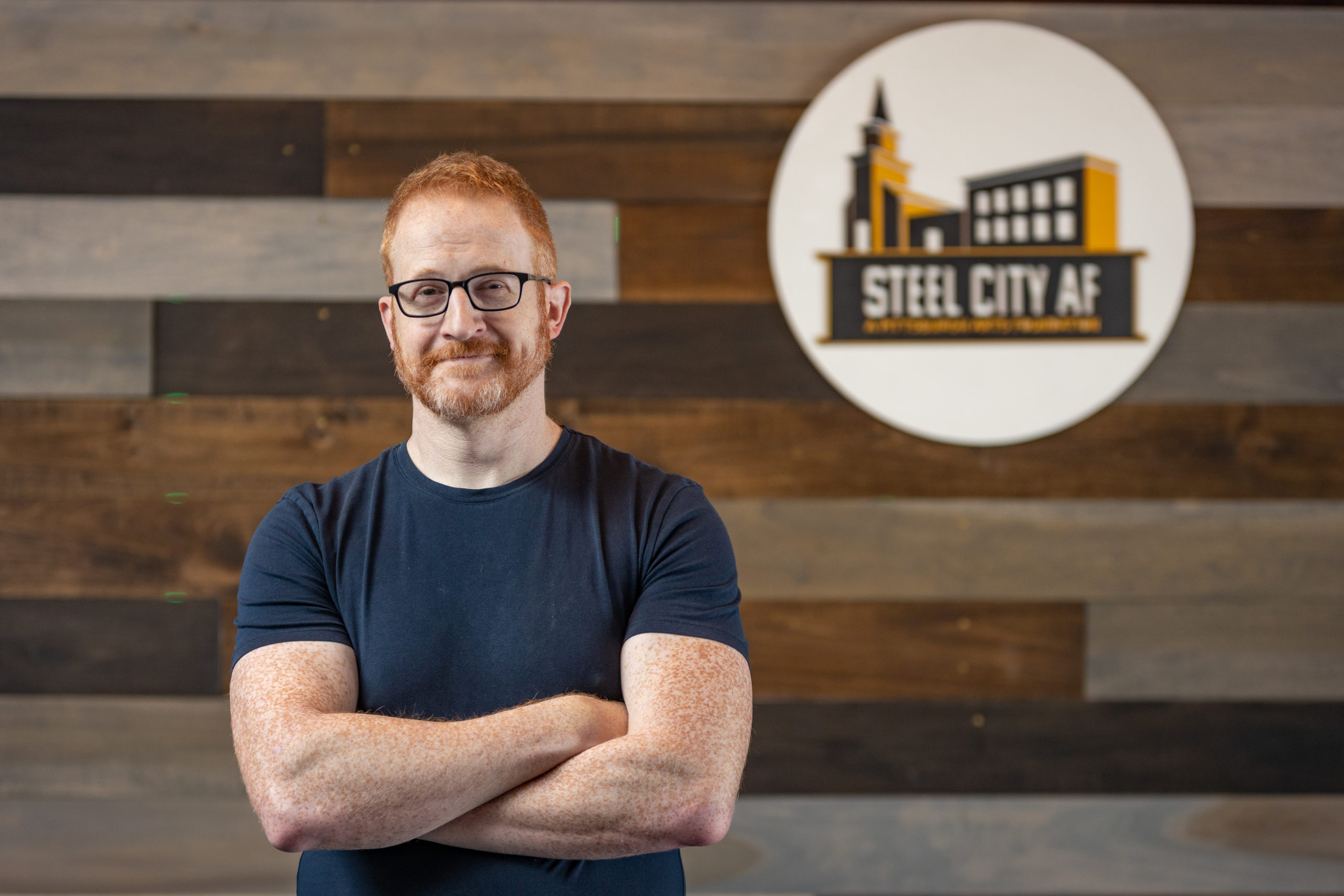 Steve Hofstetter is a redheaded man with a short beard and glasses.